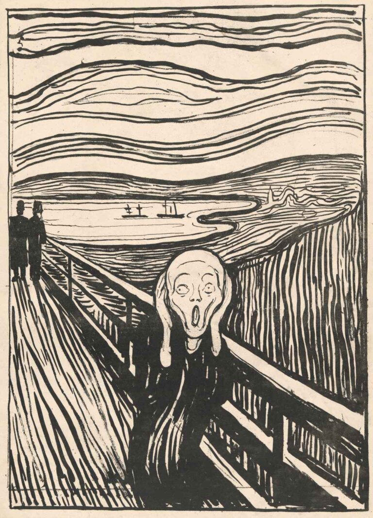 Gemälde: Edvard Munch - Der Schrei. Foto: Christoph Irrgang