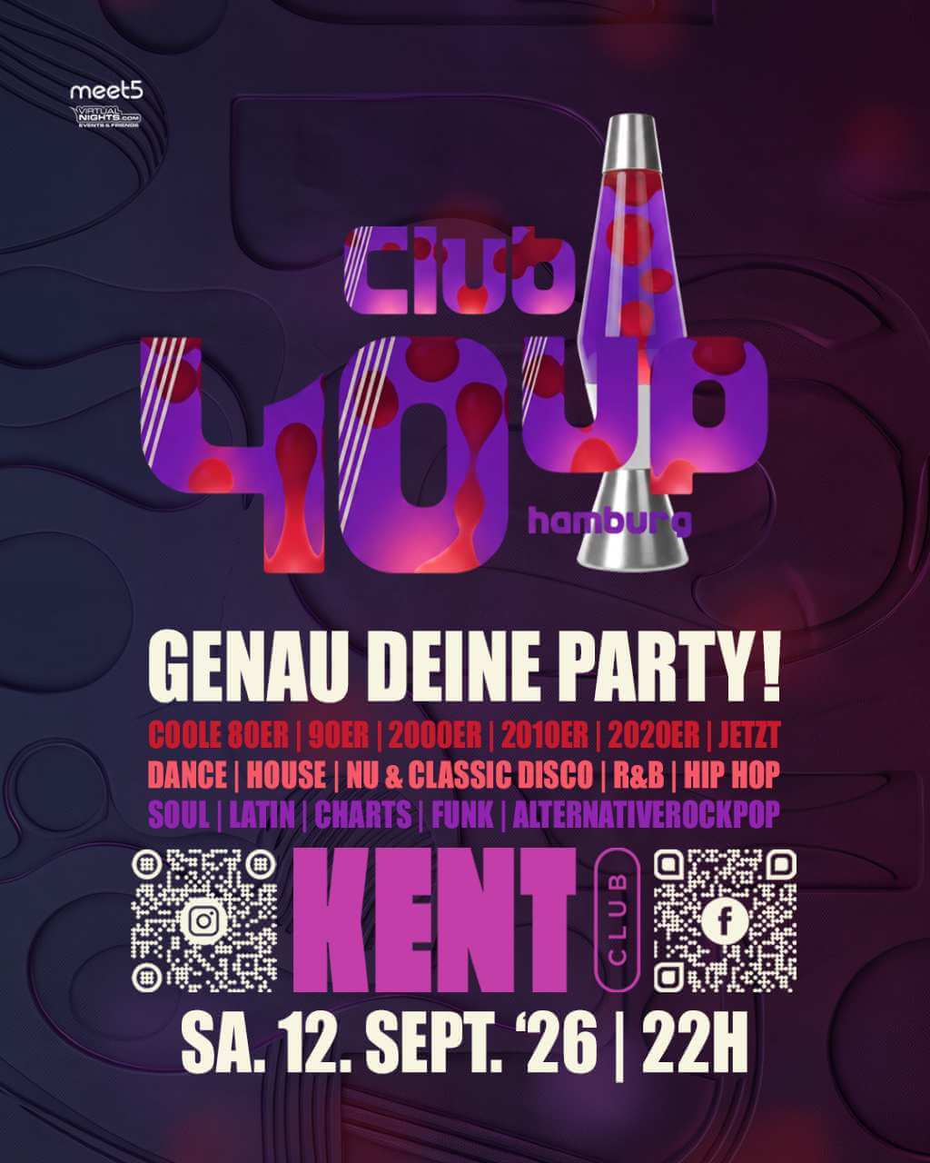 Club40up im KENT Club: Die Tanzfläche ist zurück