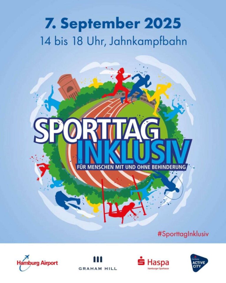 Plakat mit Sponsoren: Sporttag Inklusiv 2026