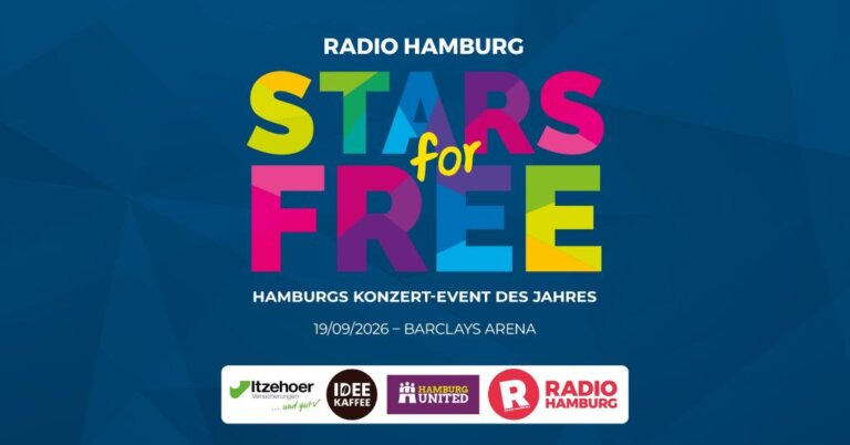 Onlinebanner: Radio Hamburg Stars for Free 2026
