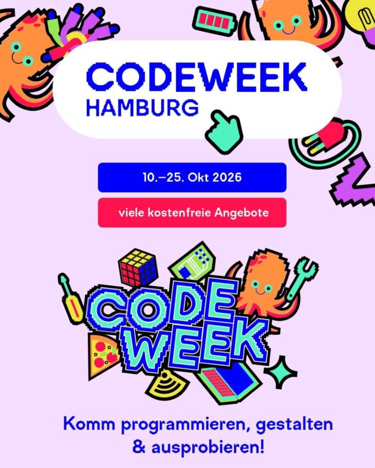 Online-Banner: Code Week Hamburg 2026